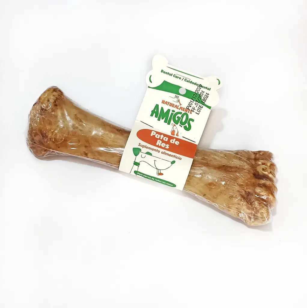 Hueso Pata de Res Deshidratado