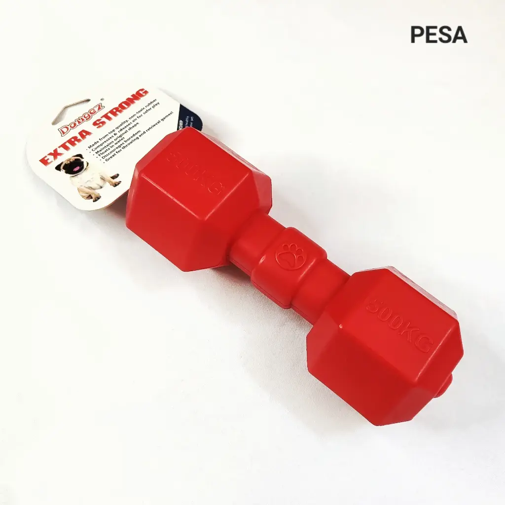Juguete Resistente en Forma de Pesa