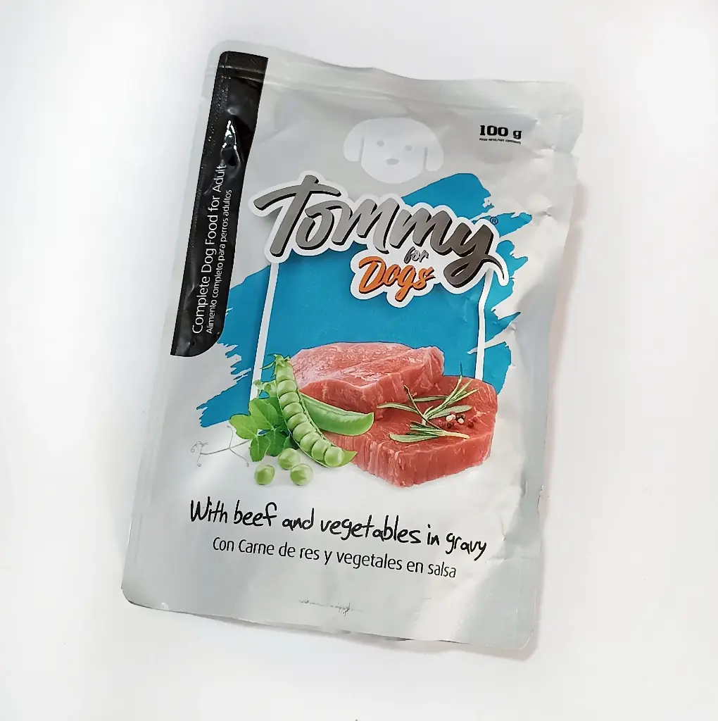 Alimento Húmedo Tommy Perro - Sobre x 100 Gr