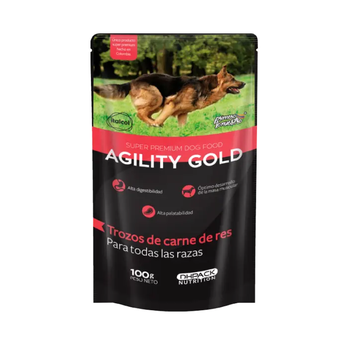 Alimento Húmedo Agility Gold Perro - Sobre x 100 Gr