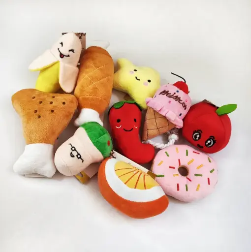 Peluches pequeños con sonido - Diseños de Comida